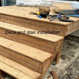 Deck and stairs installation repairs